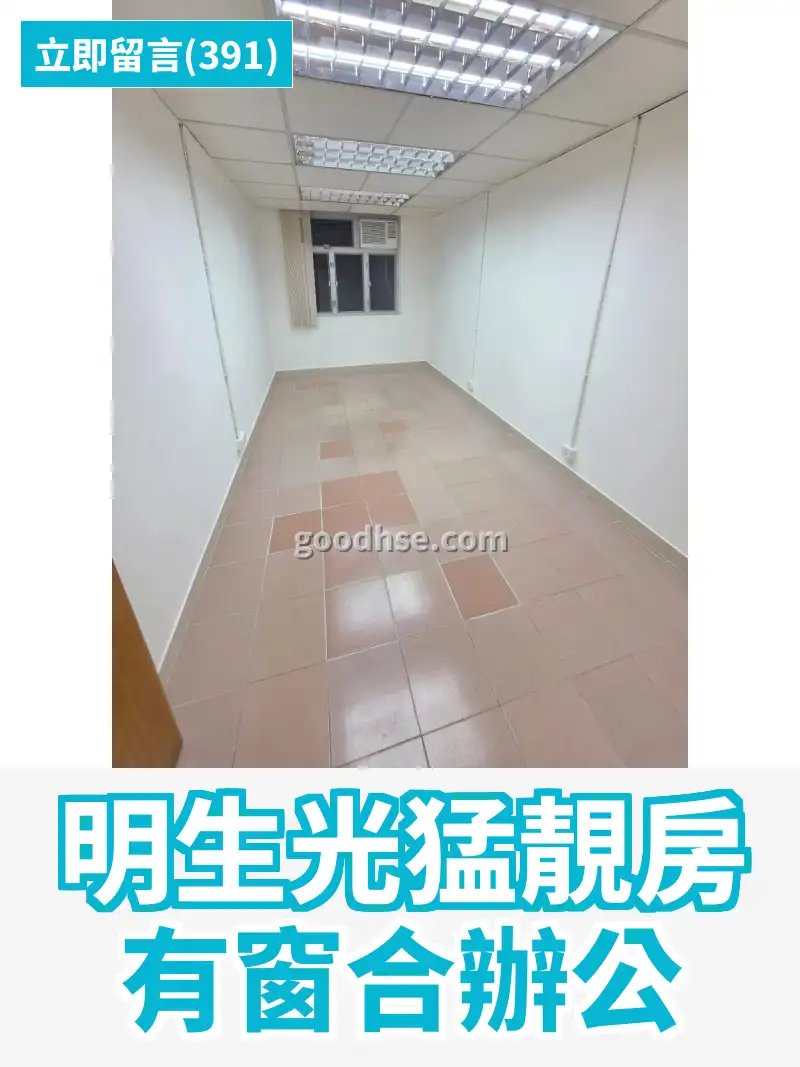 明生光猛靚房 有窗合辦公